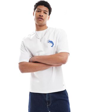 Native Youth T-shirt décontracté - et bleu - Blanc