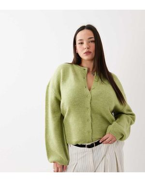 ASOS Cárdigan Verde Holgada Y Ligera De Asos Design Curve
