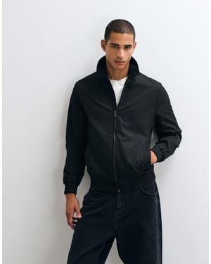 Threadbare Shower Proof Zip Thru Jacket - Black