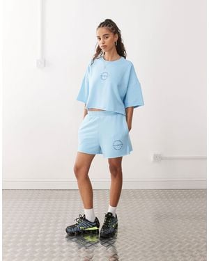Noisy May Sweat Shorts - Blue