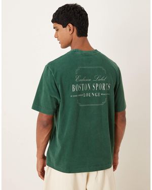 Abercrombie & Fitch – kurzärmliges t-shirt - Grün