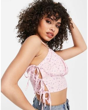 Missguided Cami Crop Top - Brown