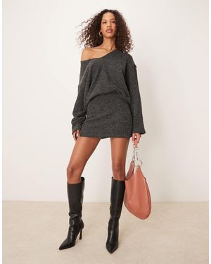 ASOS Minigonna Soffice - Grigio