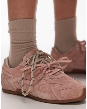 Bronx Myr-Aa Lace Up Trainers - Brown