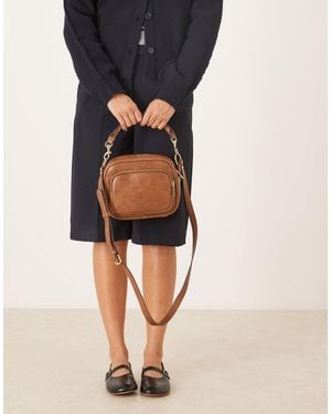 Accessorize Boxy Crossbody Bag - Black