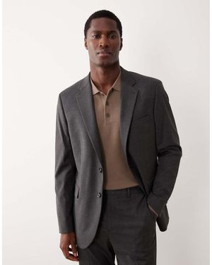 Mango Milan Slim Fit Tailored Blazer Co-ord - Grey