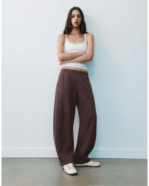 Pull&Bear Barrel-Leg Joggers - Grijs