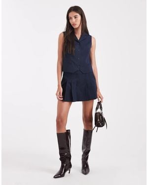 ONLY Gonna Pantalone Corta Sartoriale - Blu
