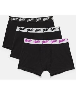 Pull&Bear Set Van 3 Stwd Boxers - Zwart