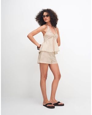Collusion – sehr kurze strand-shorts - Weiß