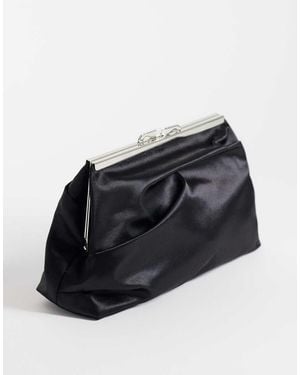True Decadence Framed Clutch Bag - Black