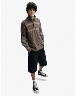 Bench x Superdry & Co Polo ultra-doux à logo - olive noire/pépite