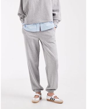 ASOS Cuffed Brushback sweatpants - Gray