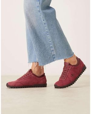 Calvin Klein Hardloopschoenen Van Suède - Blauw