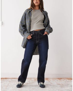 Vans – annabelle – hose aus gefärbtem denim - Blau