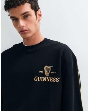 ASOS Oversized Sweatshirt With Guinness - Blue