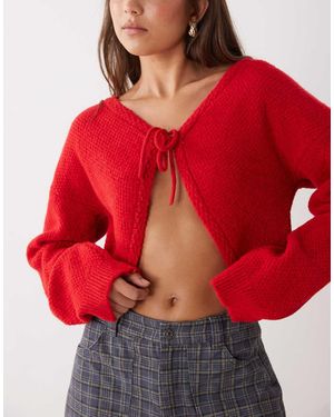 Collusion Cardigan - Rosso