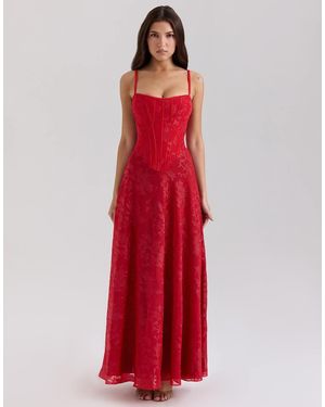 House Of Cb Esme Maxi Dress - Red