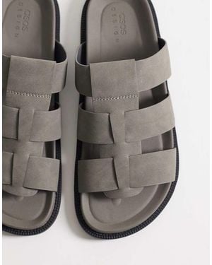 ASOS Classic Strap Sandals - Grey