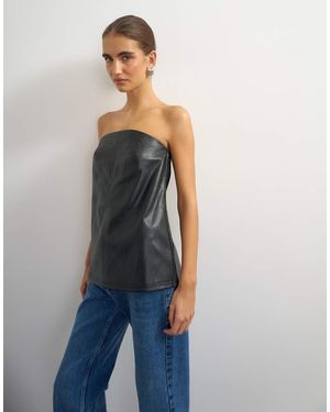 TOPSHOP Top A Fascia - Blu