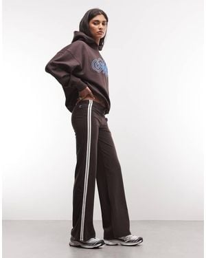 Collusion Kick Flare-Broek Met Lage Taille - Wit
