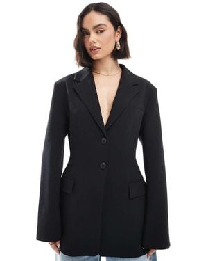 ASOS Tailored Cinch Waist Blazer - Blue