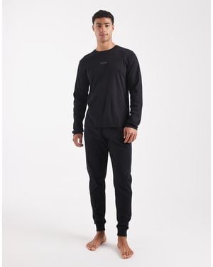 BOSS Unique Lounge Pyjama Gift Set - Blue