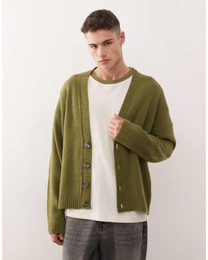 Collusion Cardigan Oliva - Verde