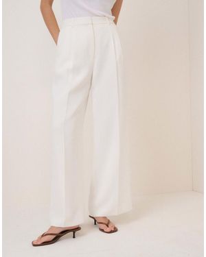 Nobody's Child Tailored Jax Crepe Trousers - Natural