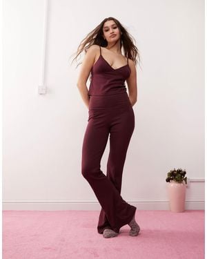 Monki Mix and match - pantalon - Rouge