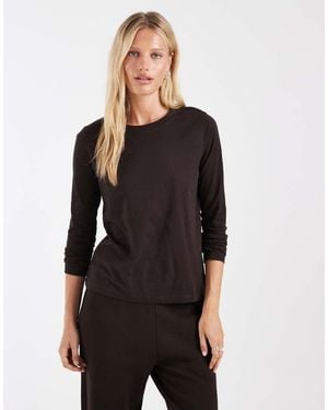 Vero Moda Relaxed Fit Long Sleeve T-shirt - Black