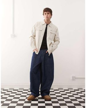 Deus Ex Machina Camisa Vaquera A Rayas Vacay De - Azul