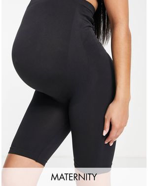 Mama.licious Mamalicious Maternity Over The Bump Shapewear Shorts - Black