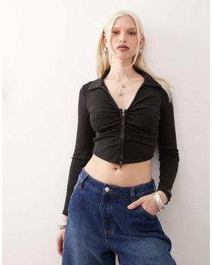 Guess Long Sleeve Ribbed Jumper - Blue