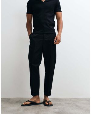ASOS Smart Tapered Trousers - Black