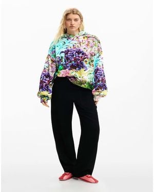 Desigual Wild Garden Sweatshirt - Blue