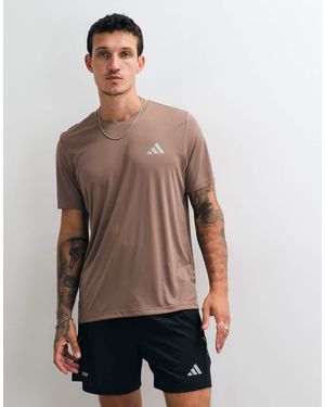 adidas Originals Adidas Running Essential Run T-Shirt - Brown