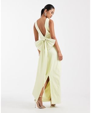 TFNC London – bridesmaid – maxikleid aus bengaline - Mettallic