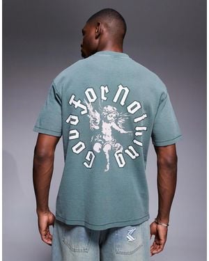 Good For Nothing – locker geschnittenes t-shirt - Blau