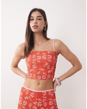 Dippin' Daisy's Dippin Daisys Cami Bikini Top - Red