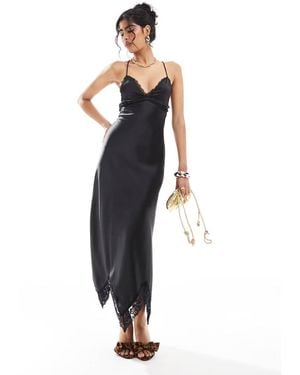 Miss Selfridge Vestito Lungo - Nero