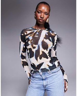 AFRM Power Mesh Top - Blue