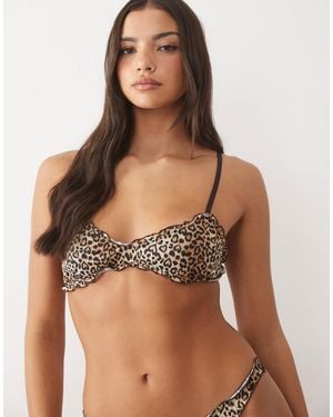 Wild Lovers Suki Frill Bralette - Brown