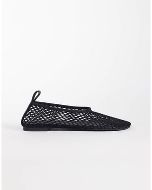 ARKET – ballerinas aus netzstoff - Schwarz