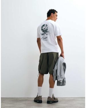 Parlez T-Shirt With Graphic Back Print - White