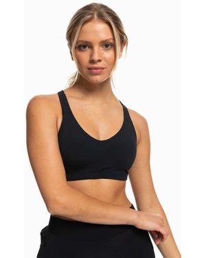 Roxy Heart Into It Sports Bra - Black
