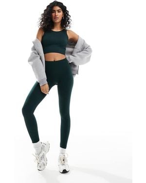 ONLY Leggings Senza Cuciture Scuro - Blu