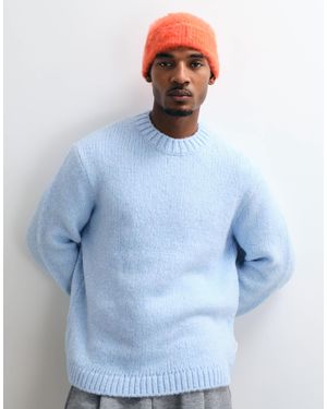 Jack & Jones Oversized Knit Sweater - Blue