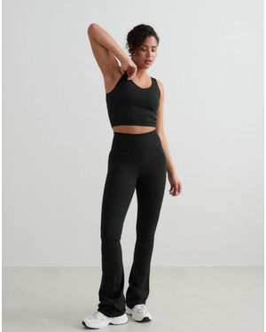 Aim'n E sense flare-tall-leggings - Schwarz