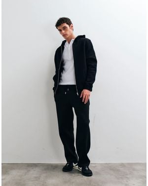 ASOS Jogger droit en tissu style scuba - Bleu